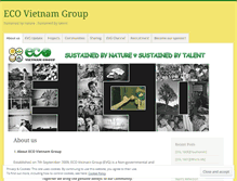 Tablet Screenshot of ecovietnamgroup.com